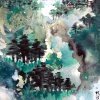 S029 林谋秀---黄山写生-14 彩墨 41x32cm